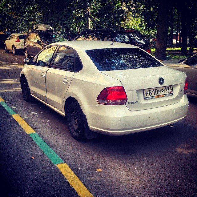 Закатал задние стекла 5% пленкой — Volkswagen Polo Sedan, 1,6 л., 2012 ...