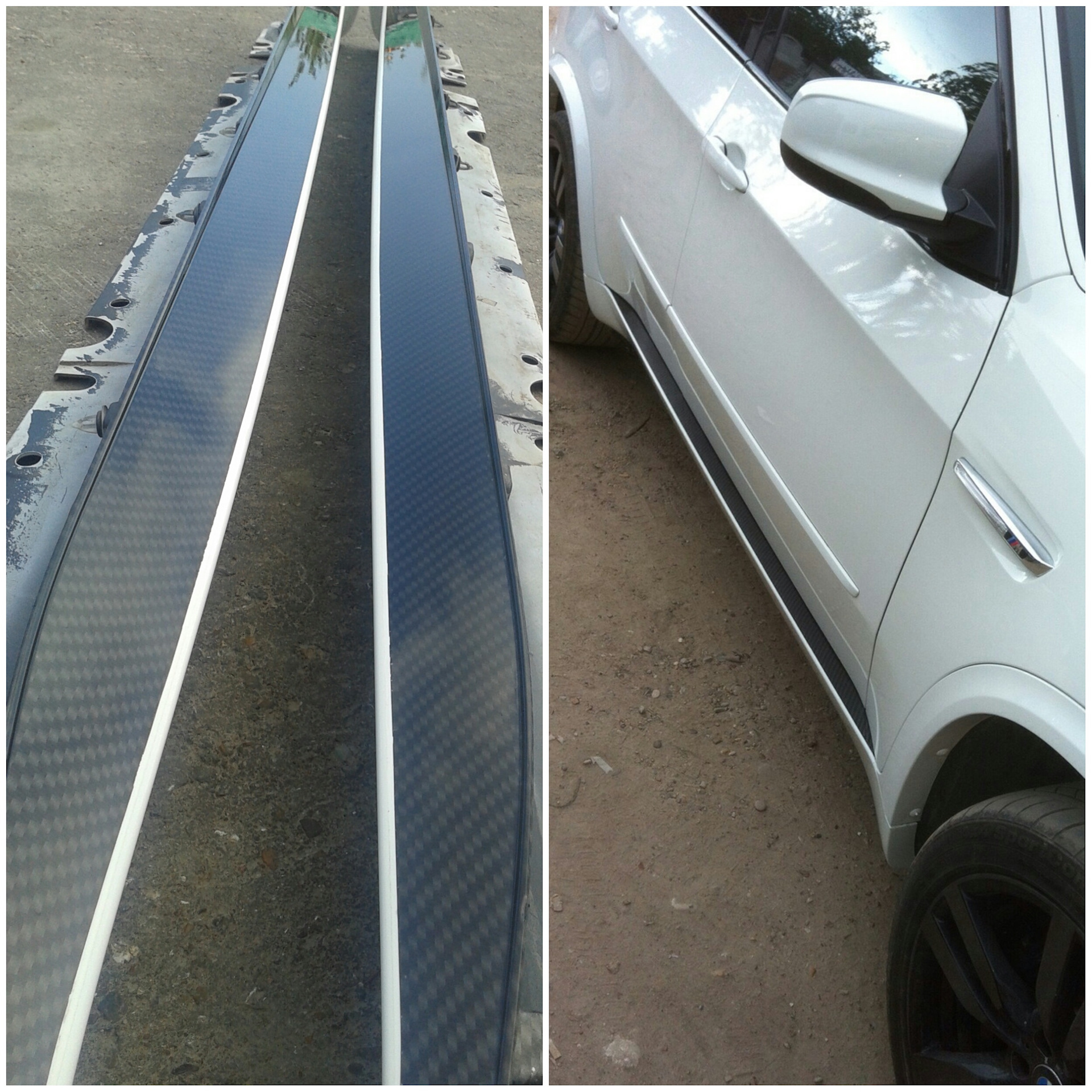 бампера пороги