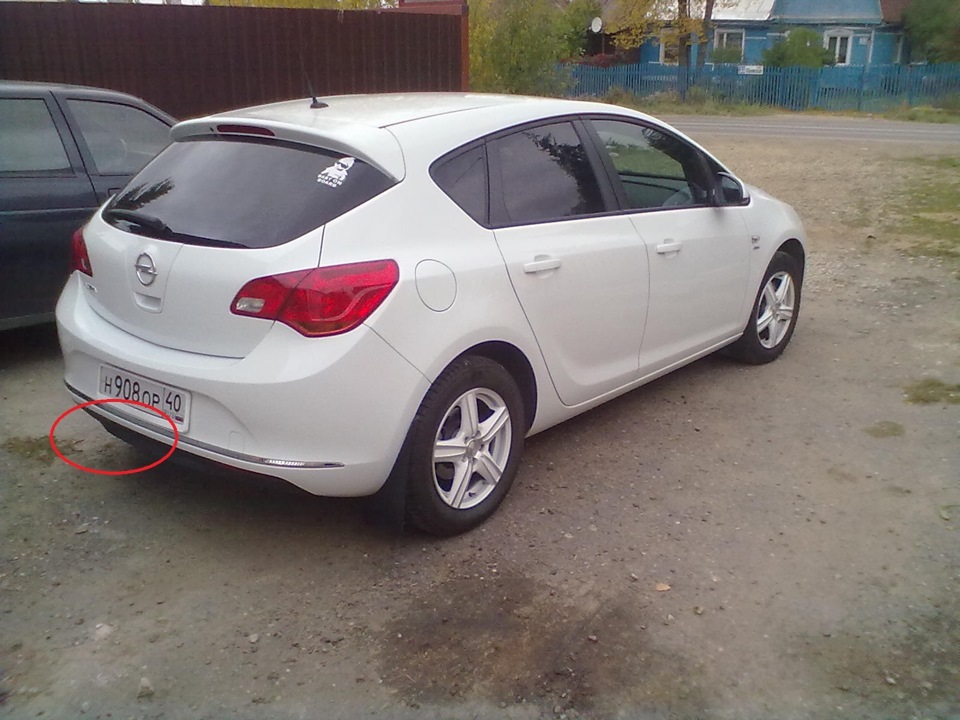 Насадка на глушитель. — Opel Astra J, 1,6 л, 2013 года | стайлинг | DRIVE2