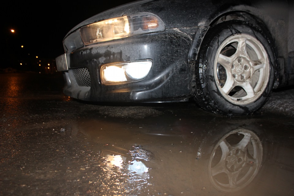 Забронировал туманки — Mitsubishi Galant (8G), 2,5 л, 1999 года ...