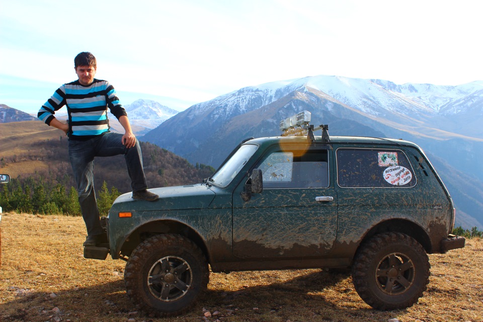 27.10.13 Мезмай-гора Матук (1975 метров) — Lada 4x4 3D, 1,7 л, 2007 ...