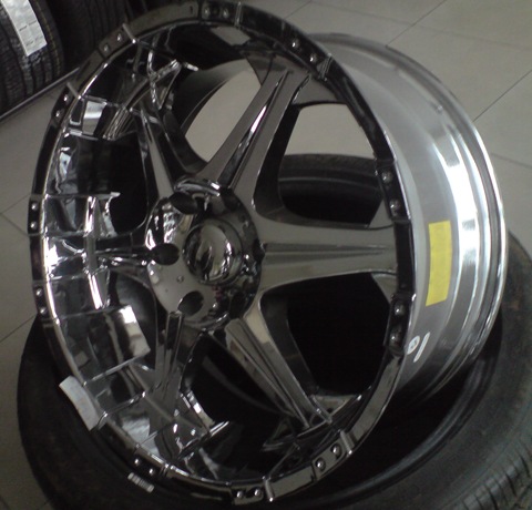 Chrome wheels - Toyota Land Cruiser Prado 40L 2007