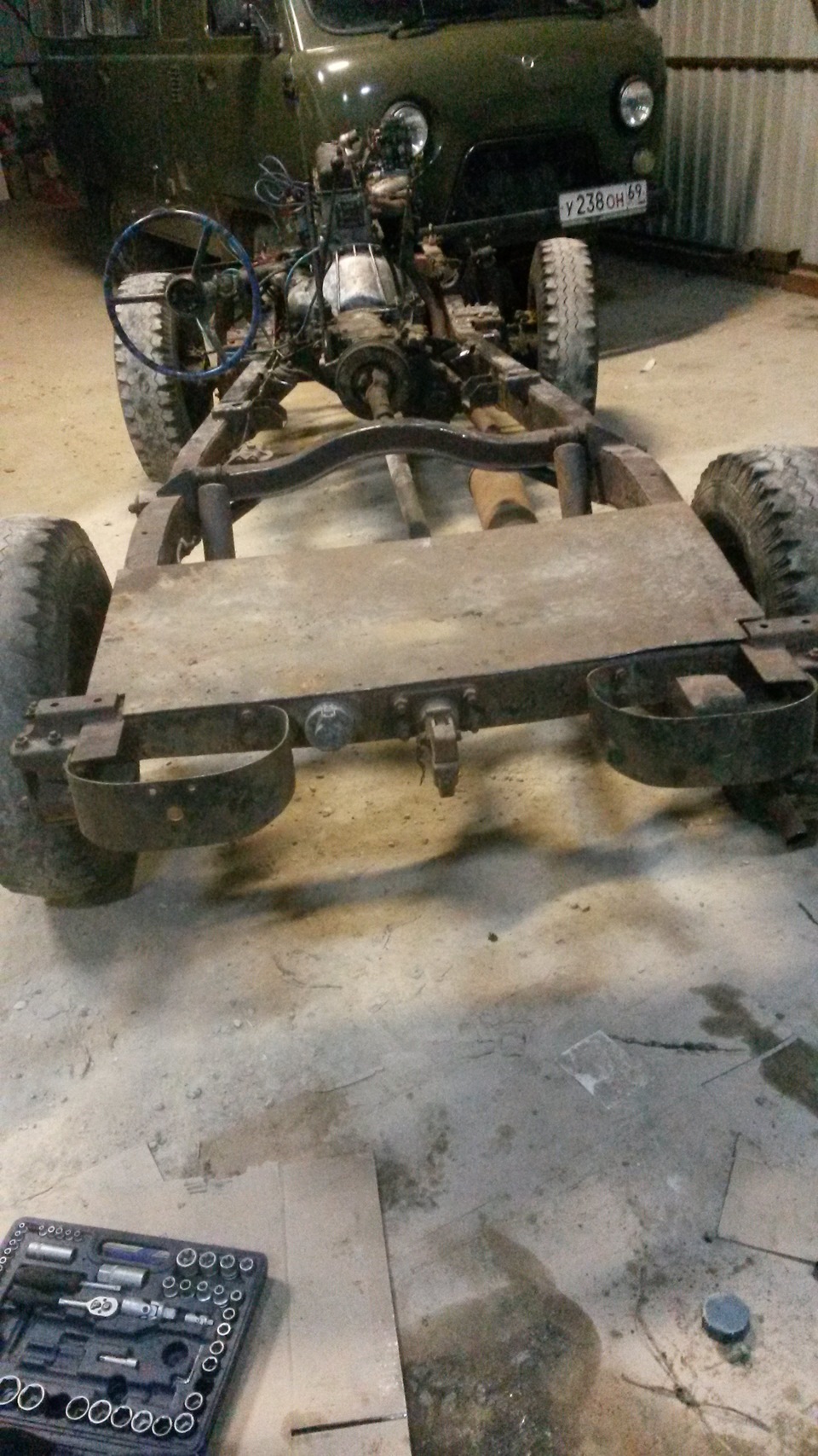 переборка двс и замена ступицы — УАЗ 469, 1972 года | своими руками ...