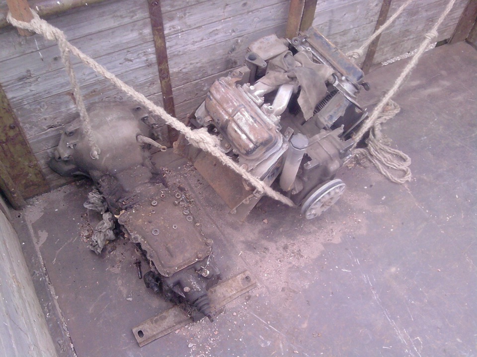 Привезли движок и коробку с гнилой мылки! — ЗАЗ 968, 1,3 л, 1988 года ...