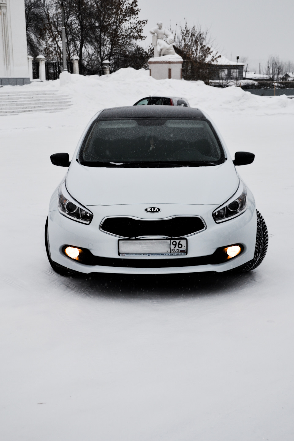 Брелок в виде номера авто — KIA Ceed (2G), 1,6 л, 2012 года | аксессуары |  DRIVE2