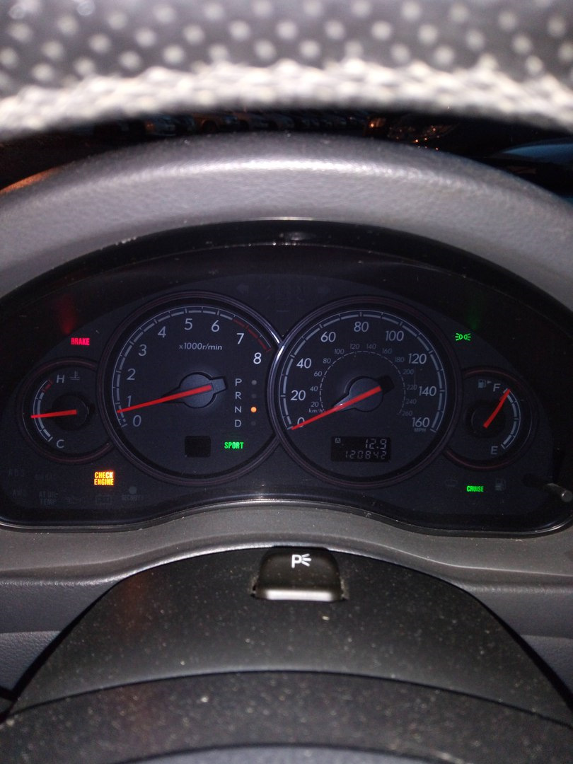 после разряда акб. — Subaru Legacy (BL/BP)