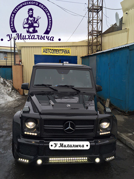 Дизайн? О чём вы… Mercedes — Benz G63 AMG — СТО у Михалыча на DRIVE2