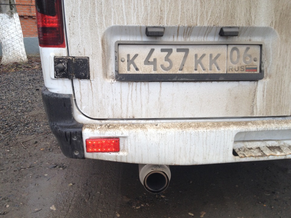 Поставил в отражатели диоды и подключил на габариты — ГАЗ Газель, 2,3 л ...