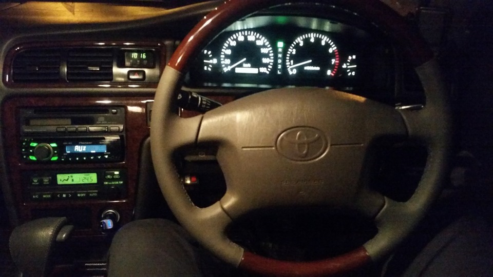 Фото руля марк 2 Перетяжка руля - Toyota Mark II (100), 3 л, 2000 года стайлинг DRIVE2