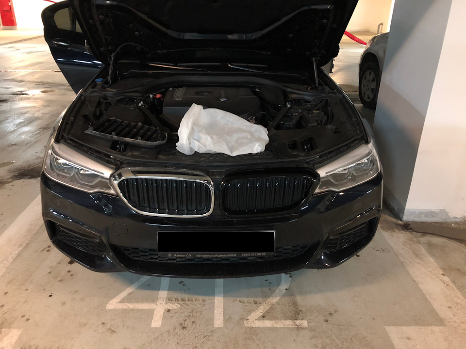 замена ноздрей bmw f30