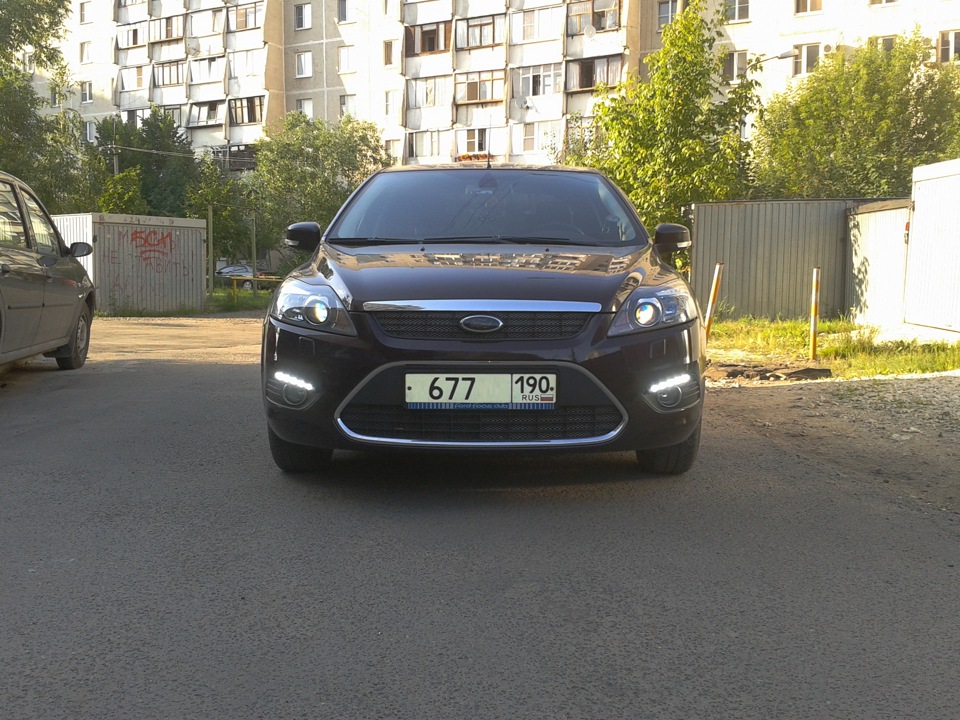 ходовые огни форд фокус 2. дхо фокус 2 рестайлинг. Ford focus 2 дхо. Drl ford focus 2. дхо фокус 2 рестайлинг.