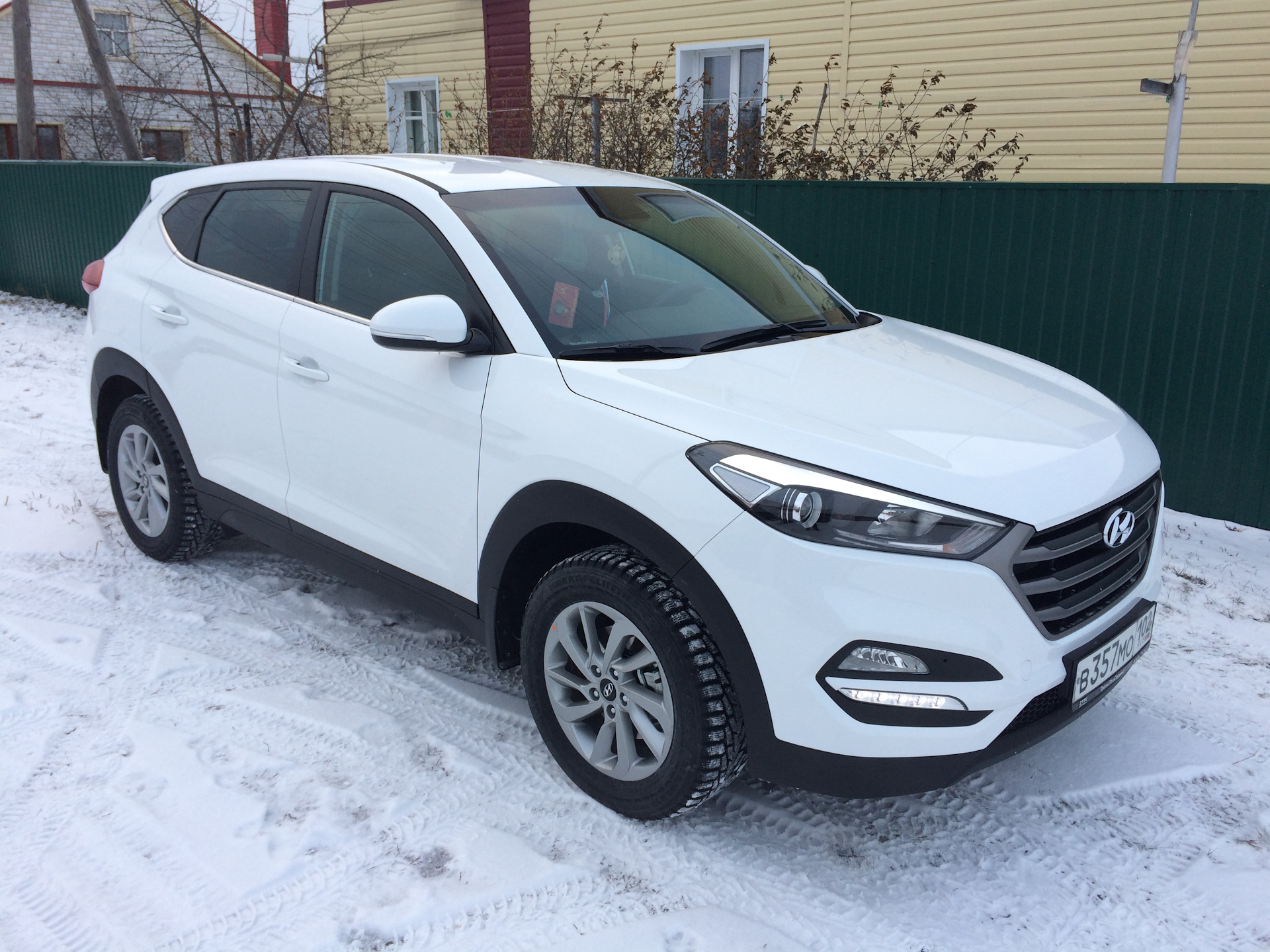 Белый хендай туксон фото Движемся дальше, встречайте нового коня! Hyundai Tucson " Белая стрела " - Toyot