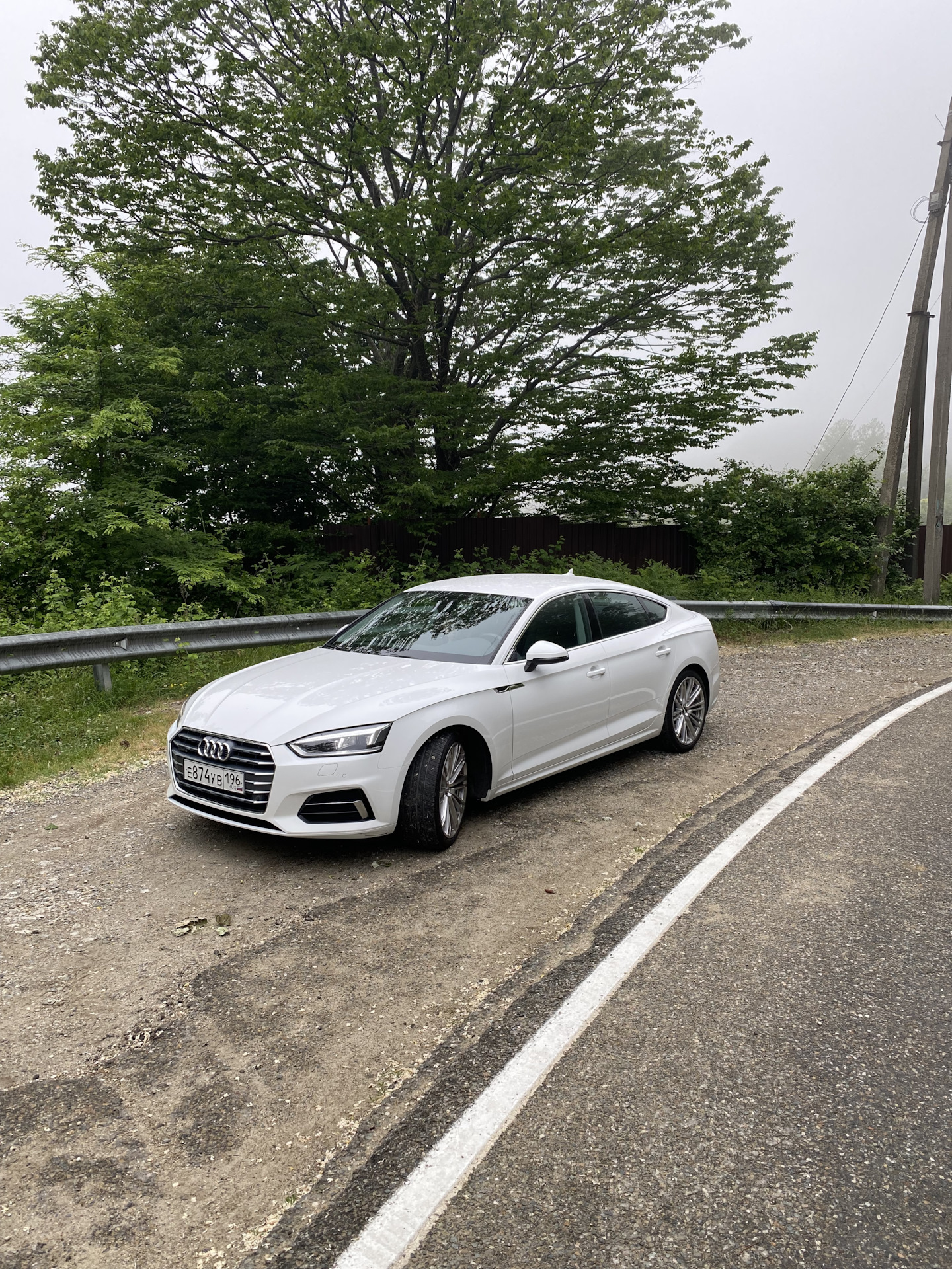 Установка заднего бампера S-line — Audi A5 Sportback (2G), 2 л, 2017 ...