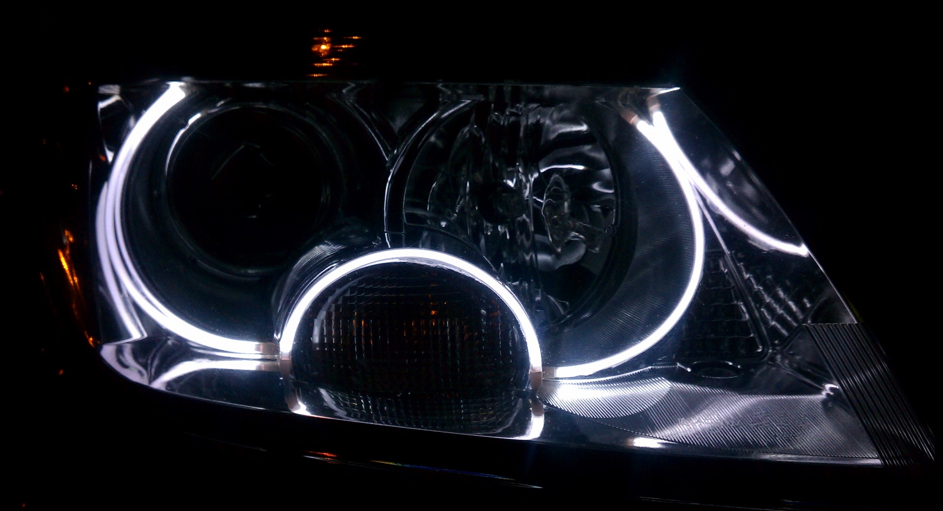 Ангельские глазки — Mitsubishi Outlander (1G), 2,4 л, 2006 года ...