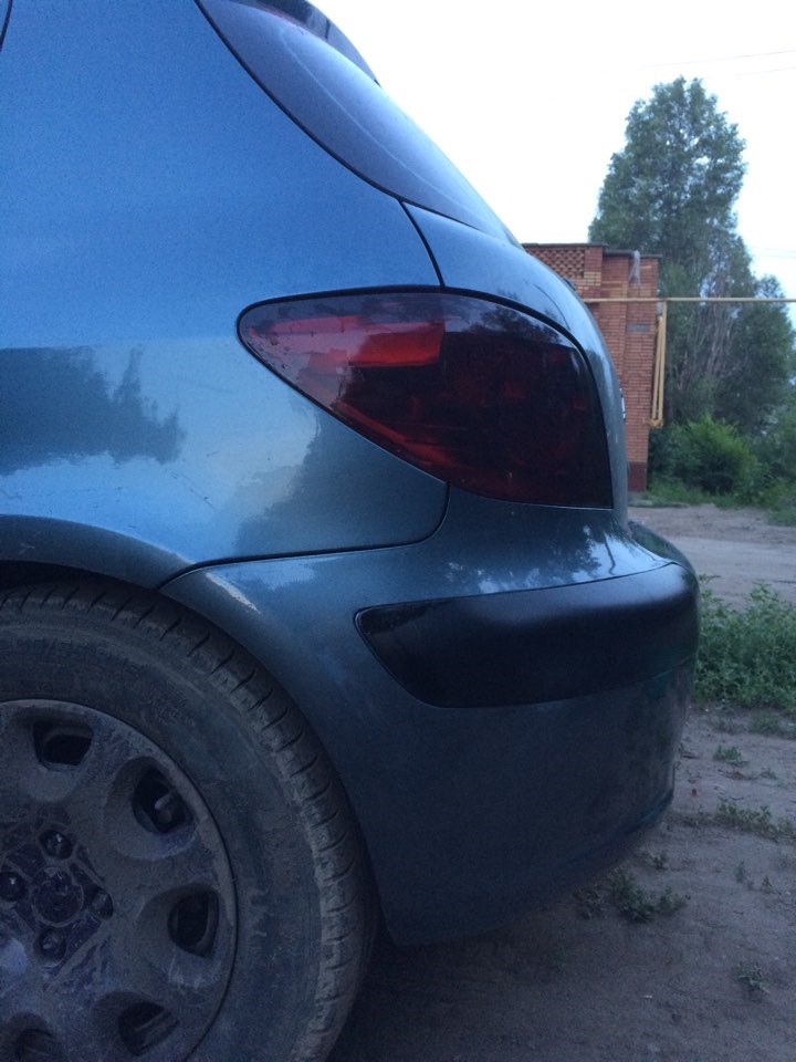 Замена заднего бампера — Peugeot 307, 1,6 л., 2006 года | кузовной ...