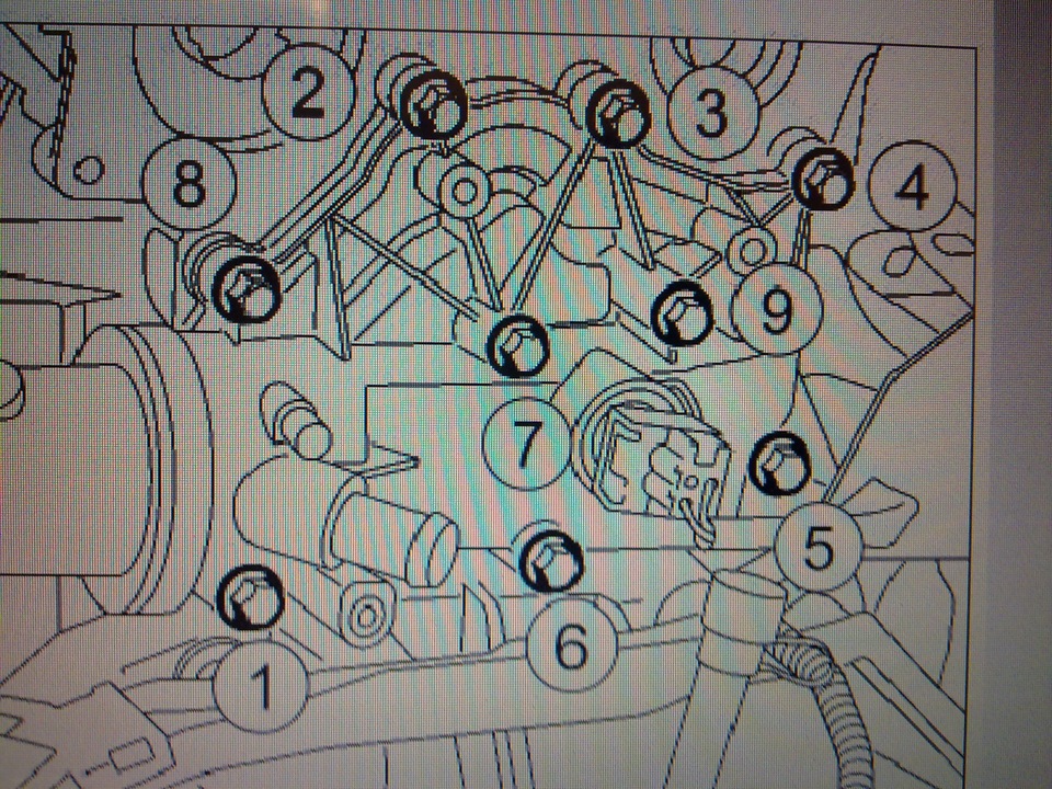 Схема затяжки теплообменника рено меган 2