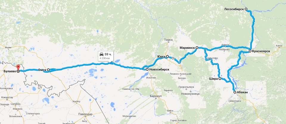 Красноярск лесосибирск карта