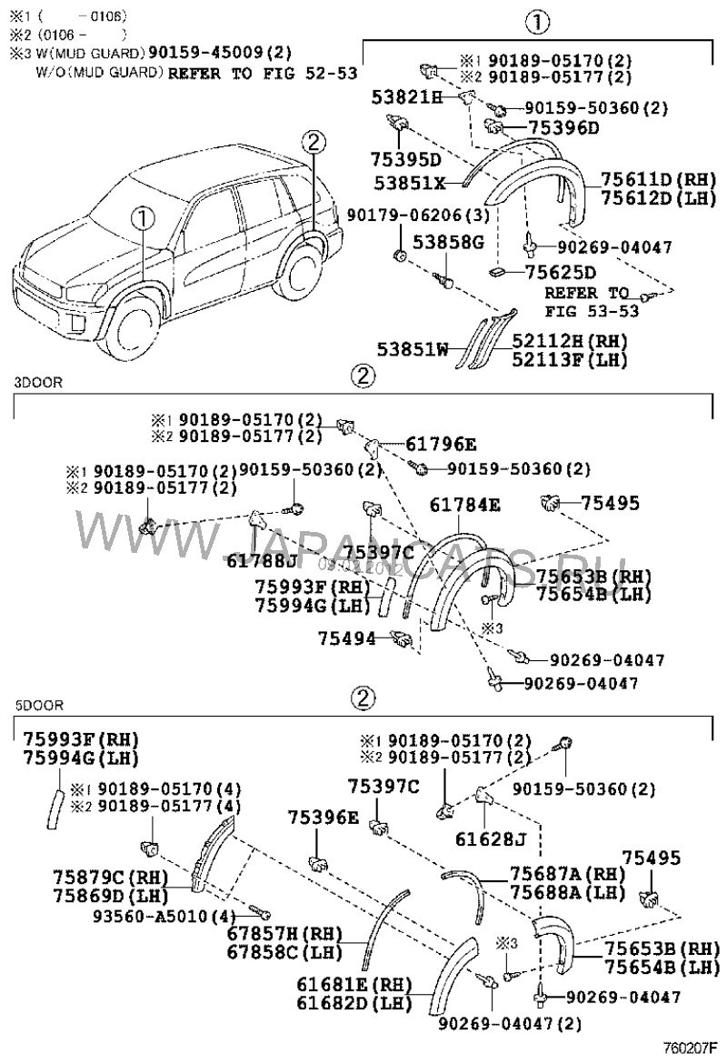 Изучаю мнения всех! Молдинги колесных арок — убрать нельзя оставить —  Toyota RAV4 (II), 2 л, 2000 года | наблюдение | DRIVE2