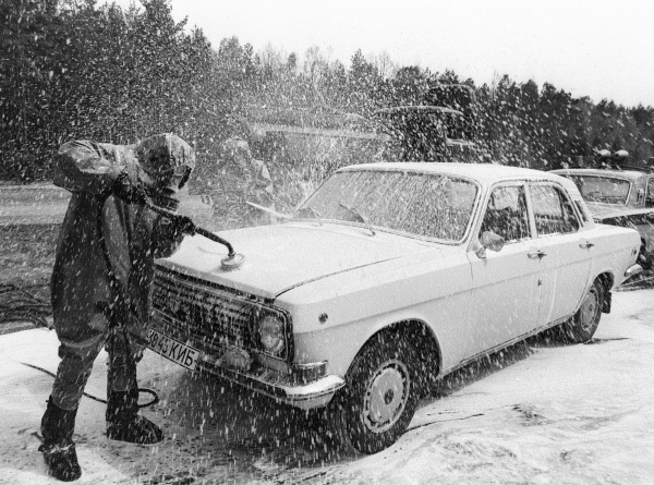 Брошенные авто в припяти