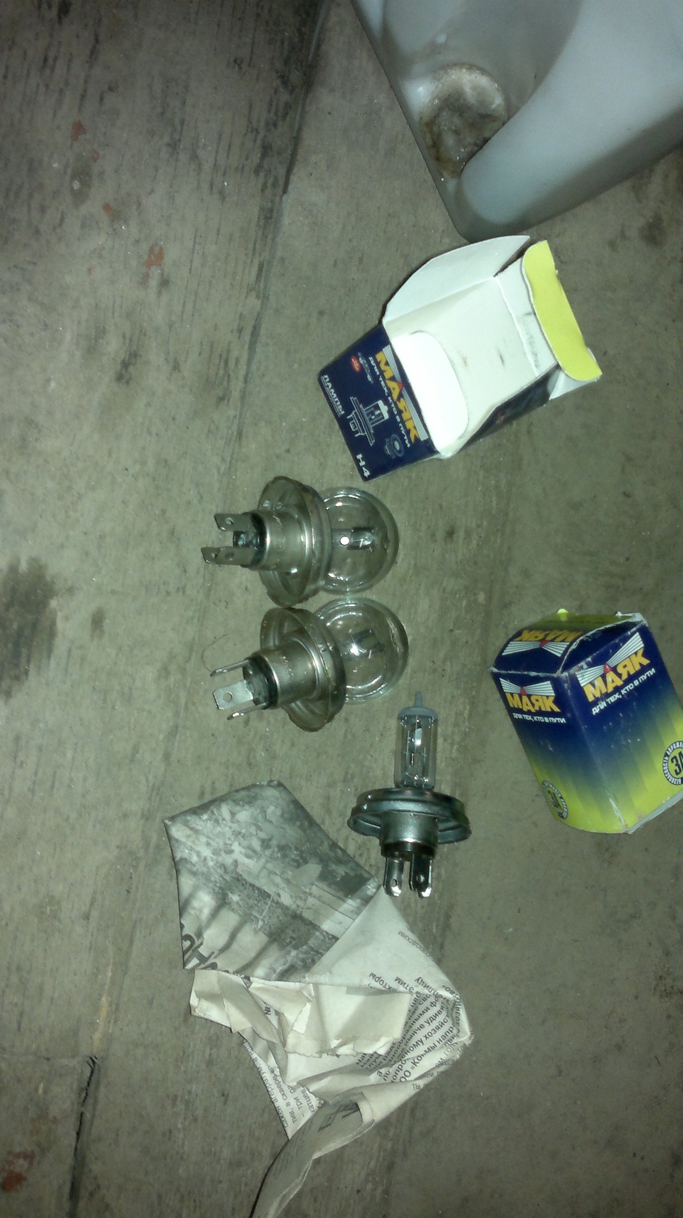 лампы под старый патрон — ИЖ Москвич 412