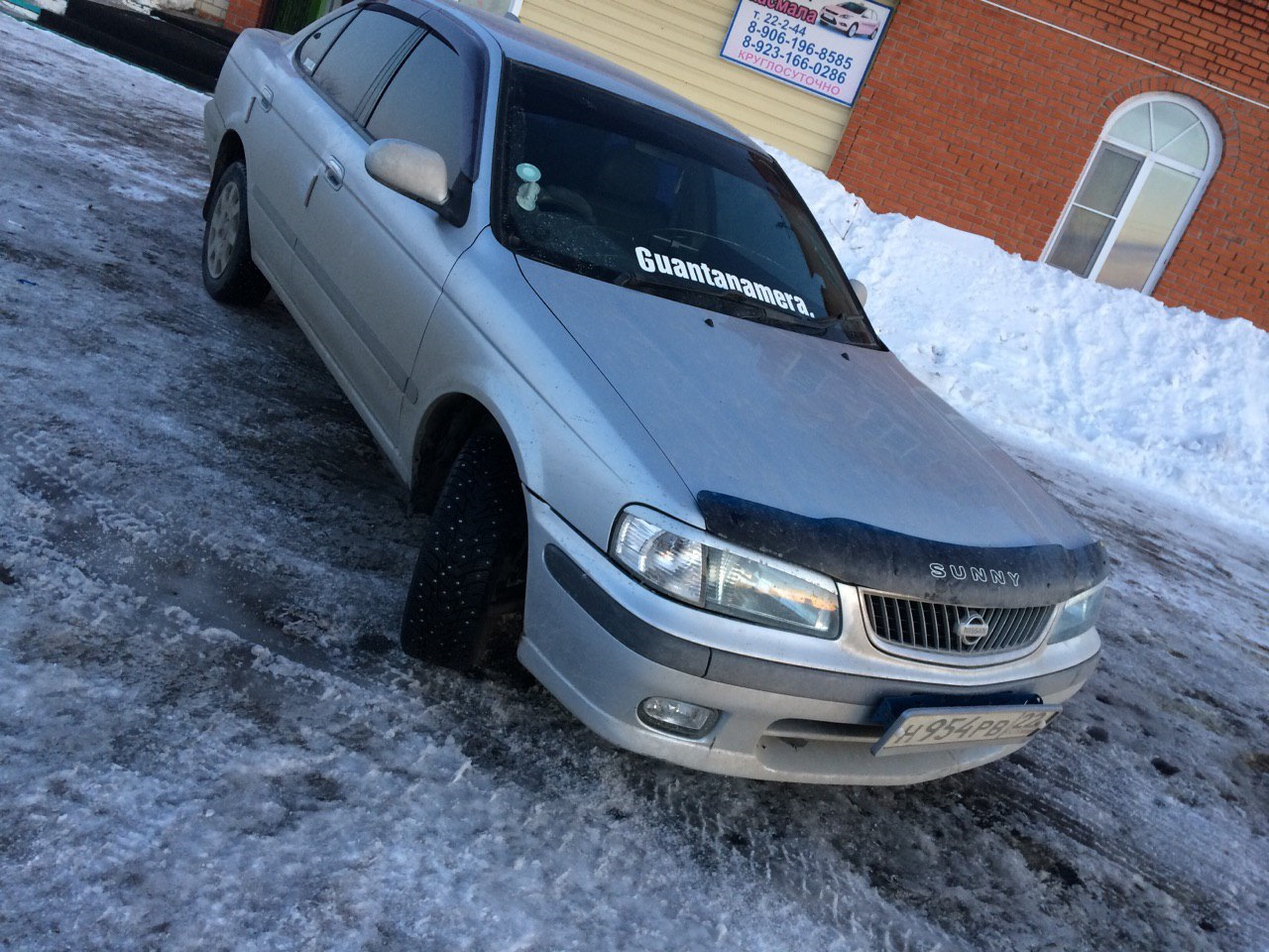 Реснички — Nissan Sunny (B15), 1,5 л, 1998 года | тюнинг | DRIVE2