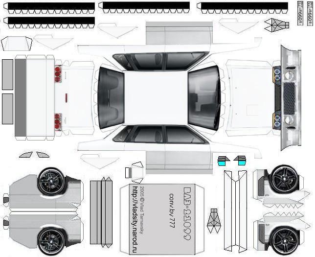 Ваз 2108 распечатать и собрать