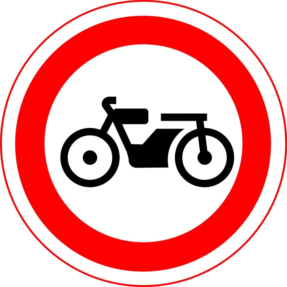 Дорожные знаки для мотоциклистов в картинках с названиями