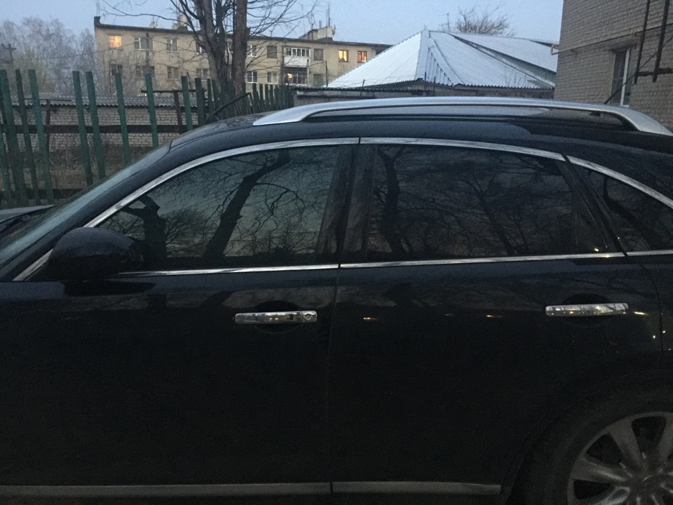 Шторки вместо тонировки)) — Infiniti FX (1G), 4,5 л, 2008 года ...