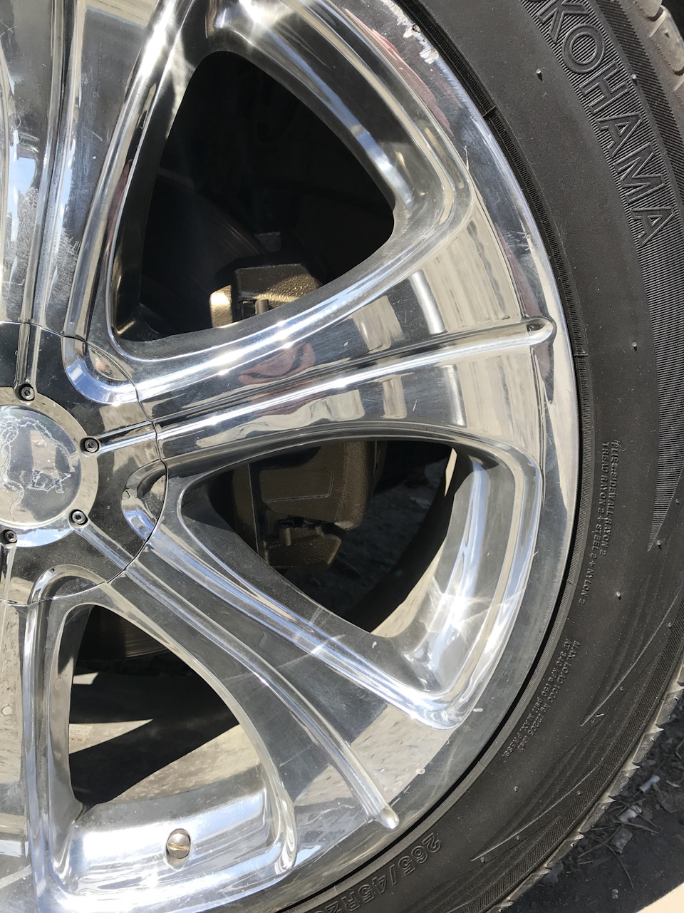 Замена колодок, покраска суппортов — Lexus RX (2G), 3,3 л, 2004 года ...