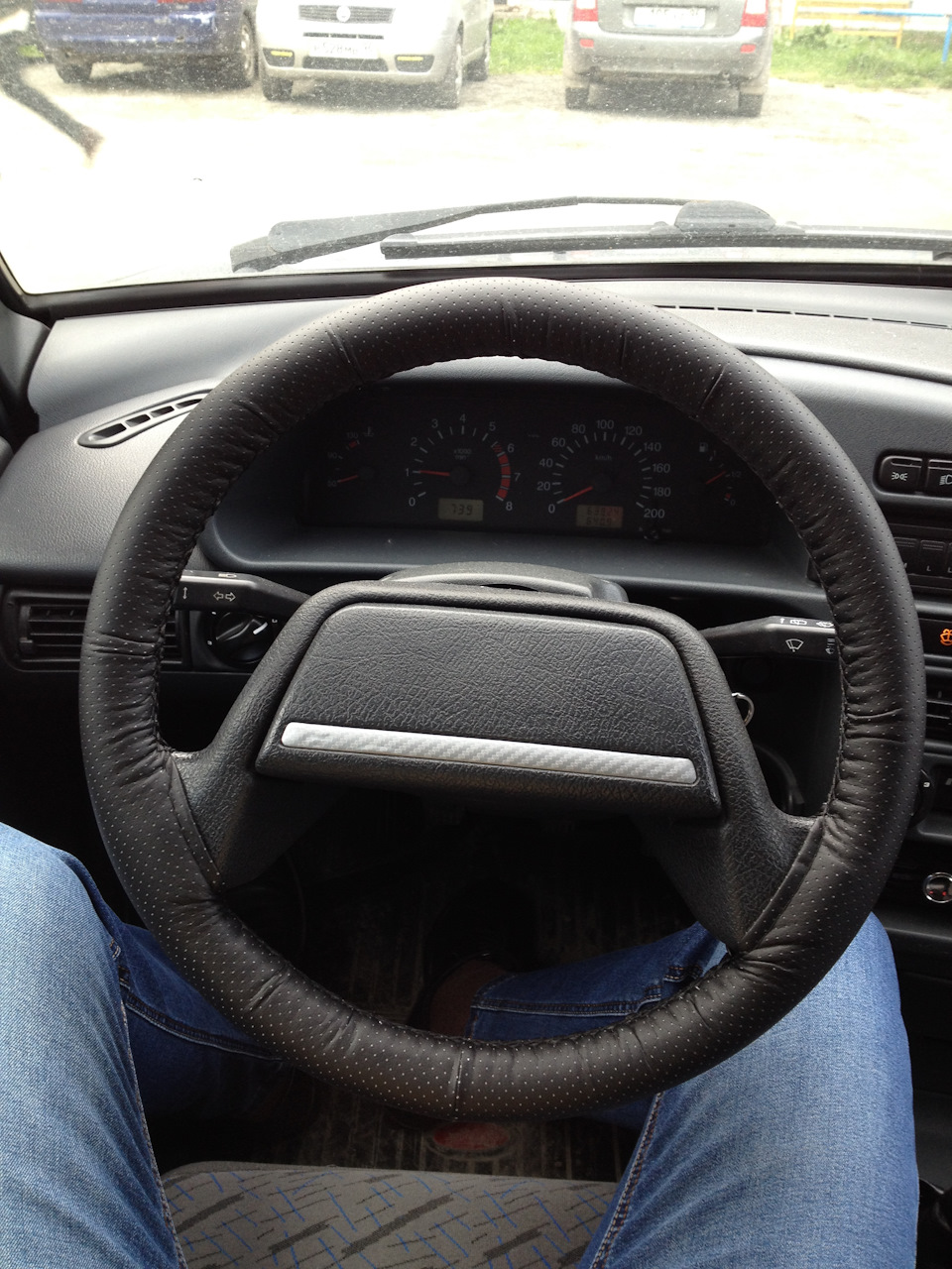Кожанный руль — Lada 2114, 1,6 л, 2012 года | тюнинг | DRIVE2