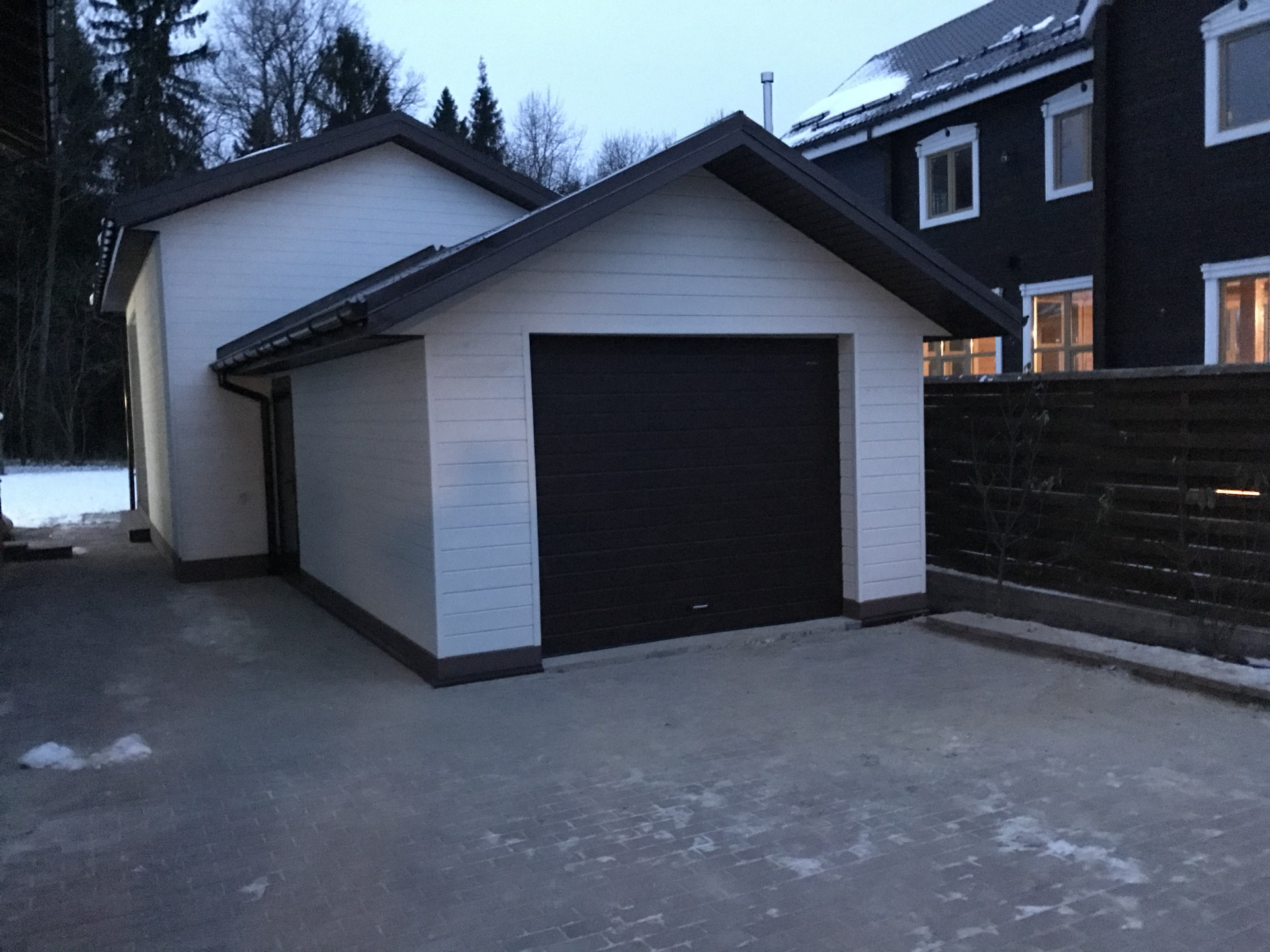 Гараж на санях своими руками