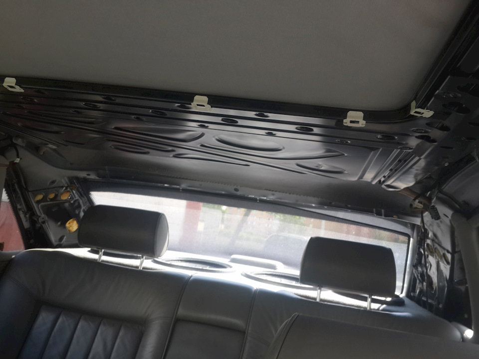 Замена люка с солярий на обычный — Audi A8 (D2), 4,2 л, 1998 года ...