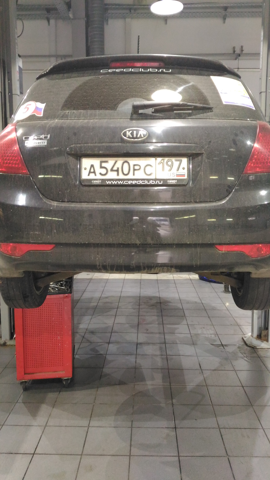 ТО-9 + замена задних тормозов — KIA Ceed (1G), 1,6 л, 2011 года ...