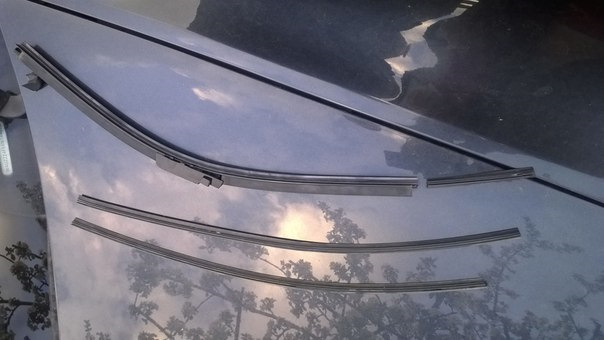 Замена резинок в стеклоочистителях — Audi A6 (C6), 2 л, 2006 года ...