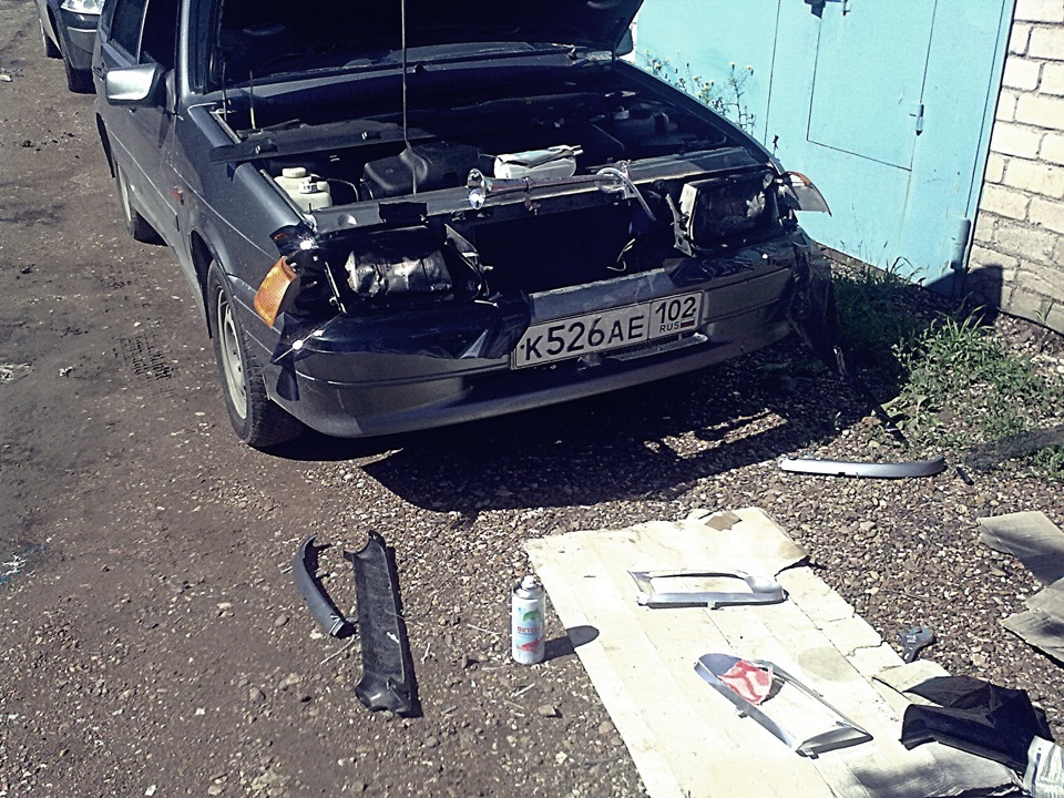 фары в черный мат — Lada 2114, 1,5 л, 2008 года | стайлинг | DRIVE2