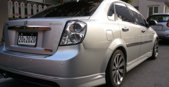 Lacetti Optra 2008 Tuning белая