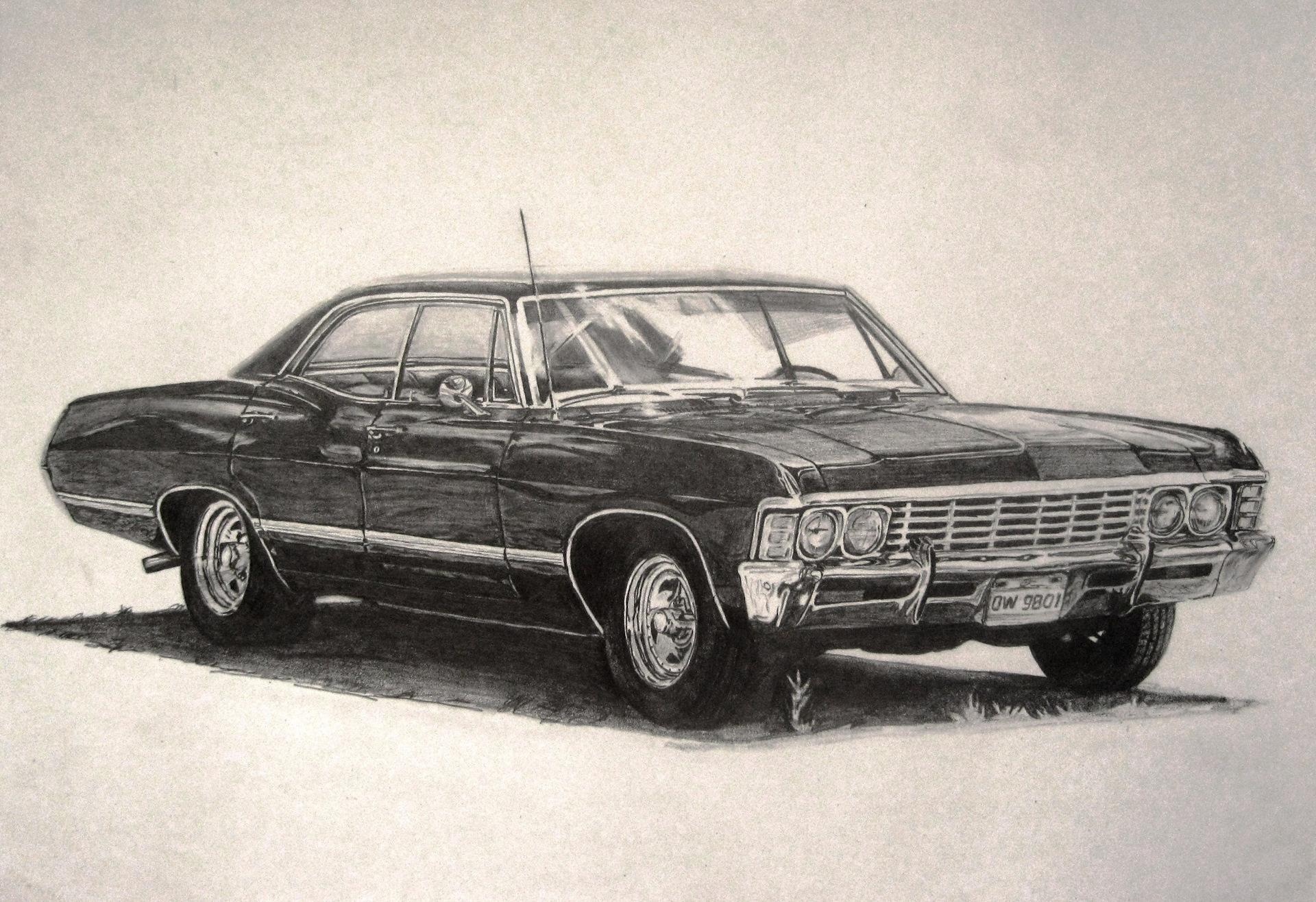 На этот раз классика - Chevrolet Impala 1967. 
