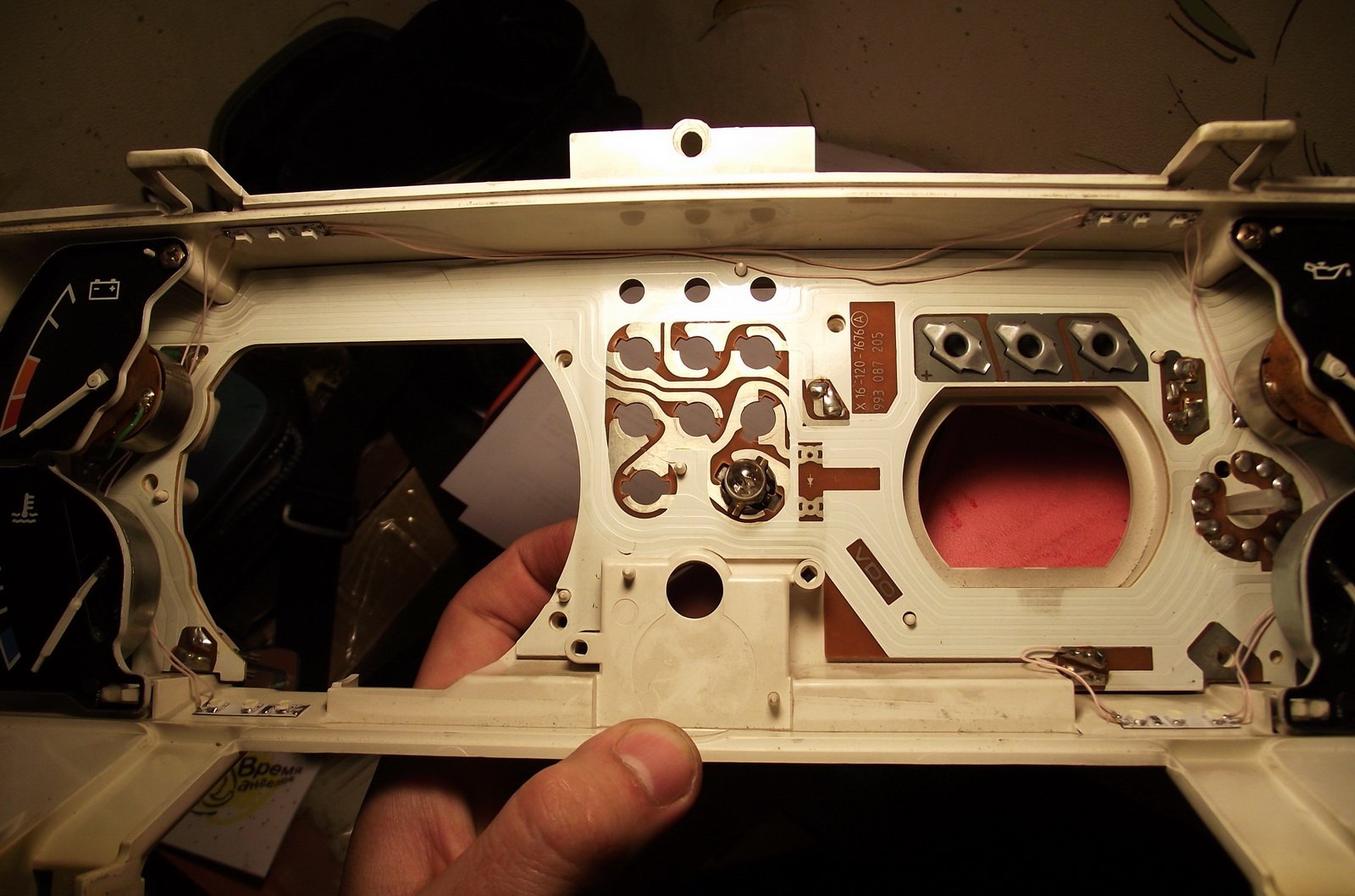 диодные пластинки по углам — Opel Rekord E