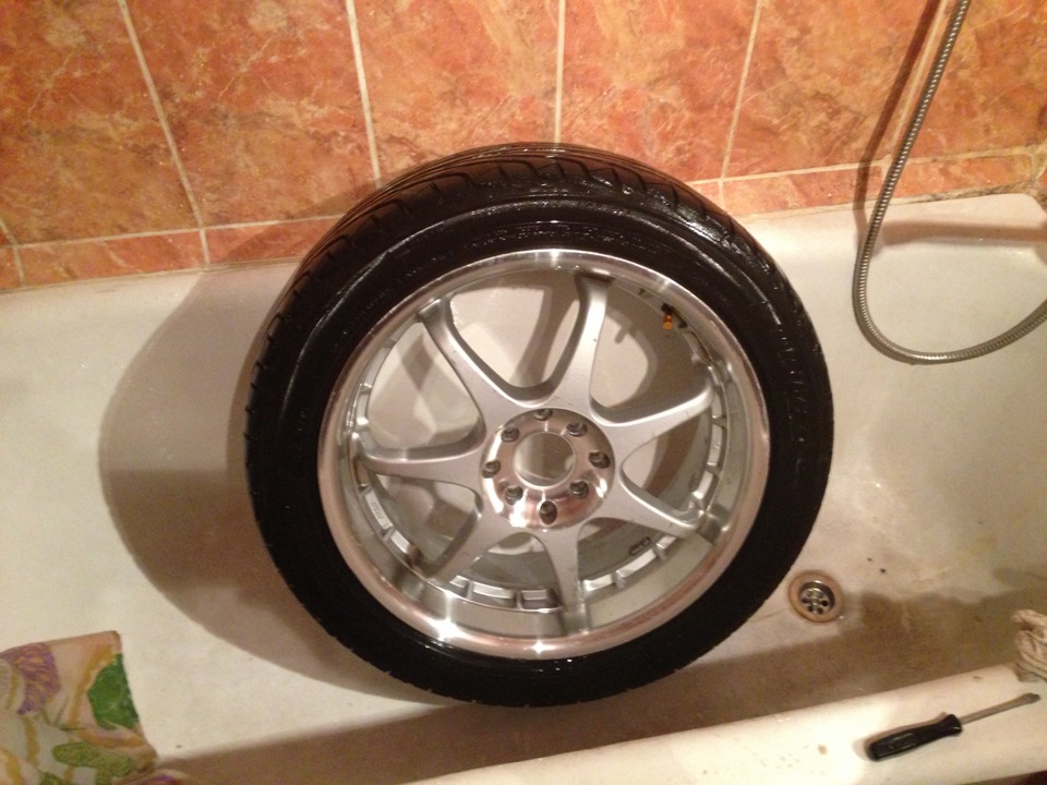 Полировка полки и покраска диска ч.1 — Toyota E120, 1,5 л, 2002 года ...