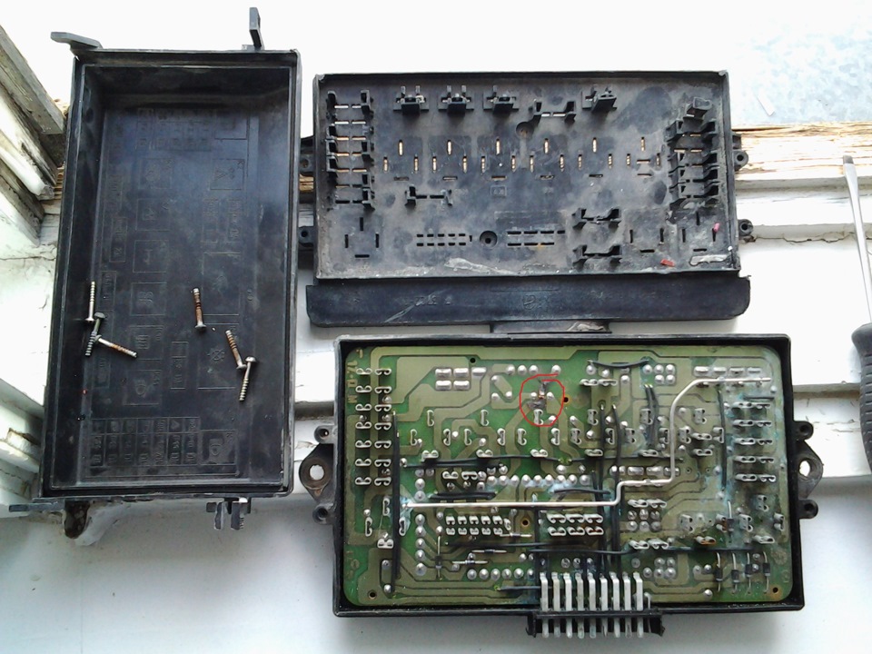 Замена монтажного блока. — Lada 21083, 1,5 л, 1996 года | электроника ...