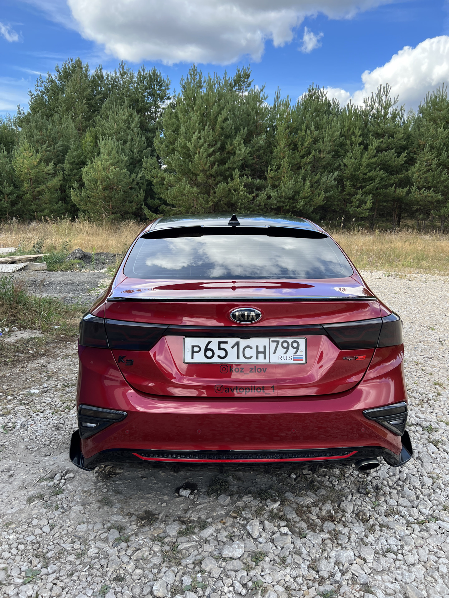 Дефлектор козырёк спойлер 😎 — KIA Cerato (4G), 2 л, 2019 года ...