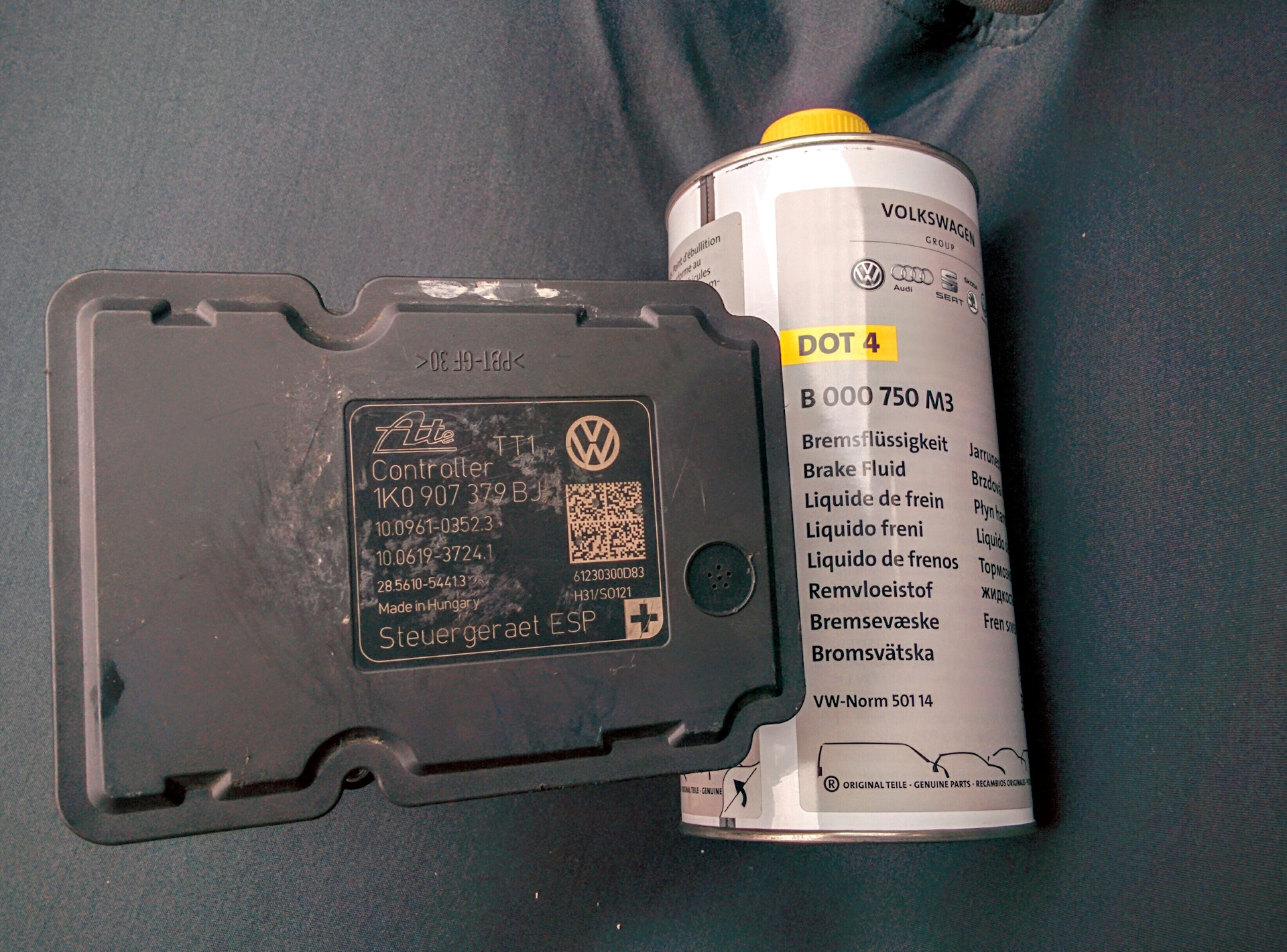 Вынужденная замена блока ABS (1K0907379BJ) — SEAT Toledo (3G), 1,6 л ...