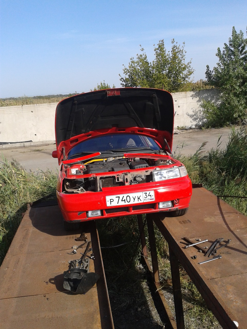 Лопнул лонжерон ;( — Lada 21104, 1,6 л, 2006 года | своими руками | DRIVE2