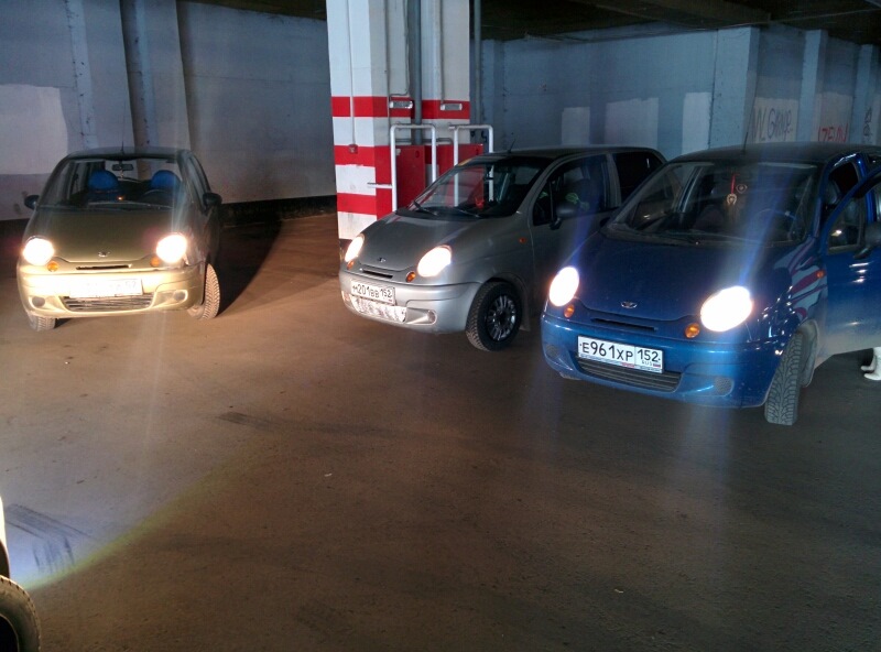 Встреча матизов (Нижний Новгород) — Daewoo Matiz (M100/M150), 0,8 л ...