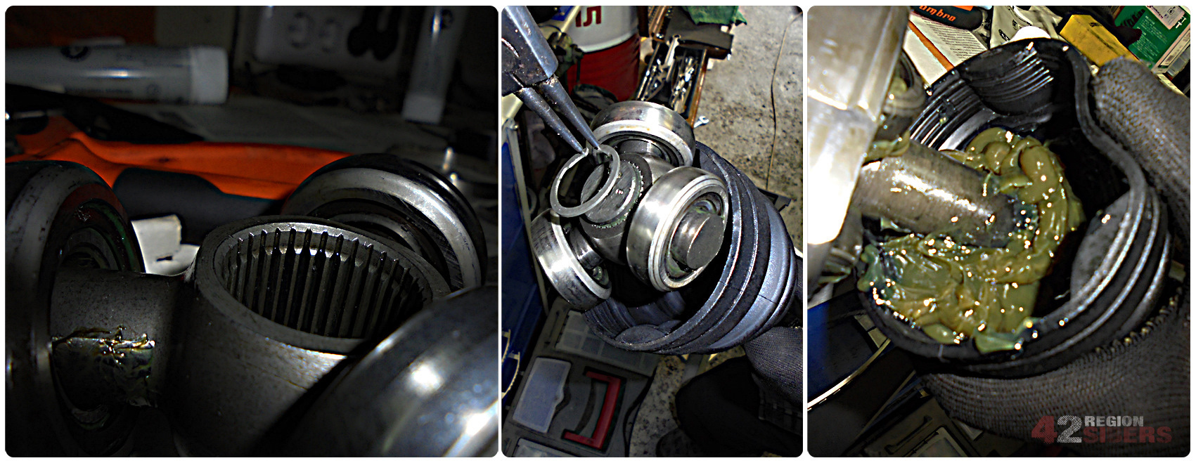 1. Замена переднего внутреннего пыльника шруса (часть 1 — снятие ...