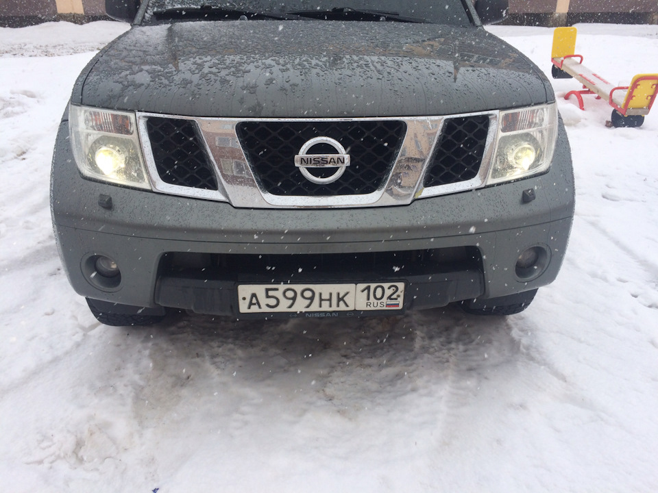 Линзирование фар — Nissan Pathfinder (3G), 2,5 л, 2007 года | стайлинг ...