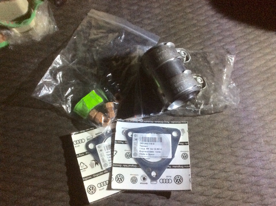 Ремонт глушителя — Volkswagen Passat B6, 2 л, 2007 года | запчасти | DRIVE2