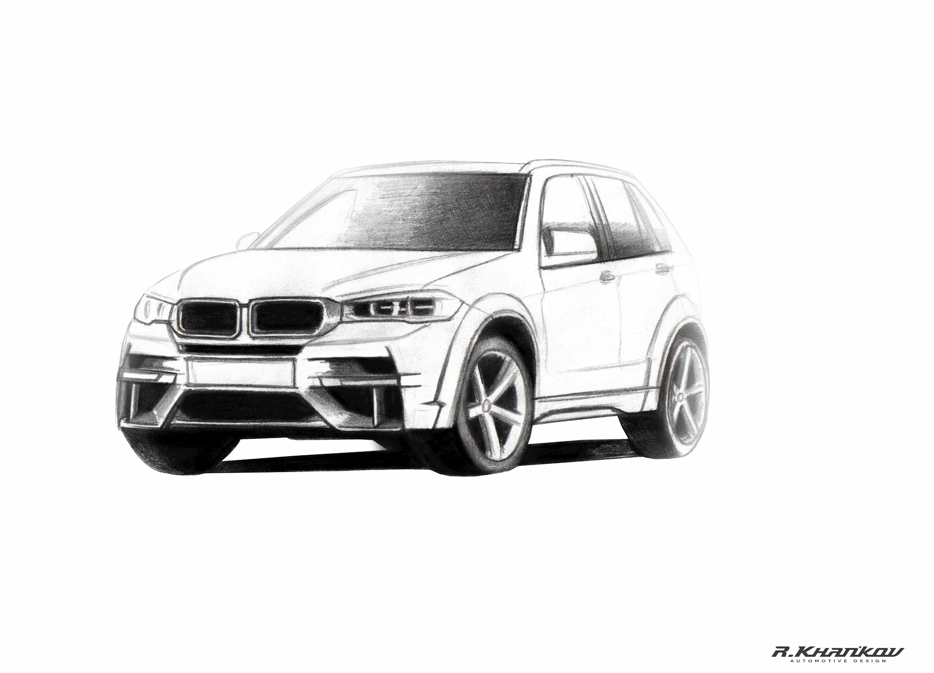 Как нарисовать bmw x5