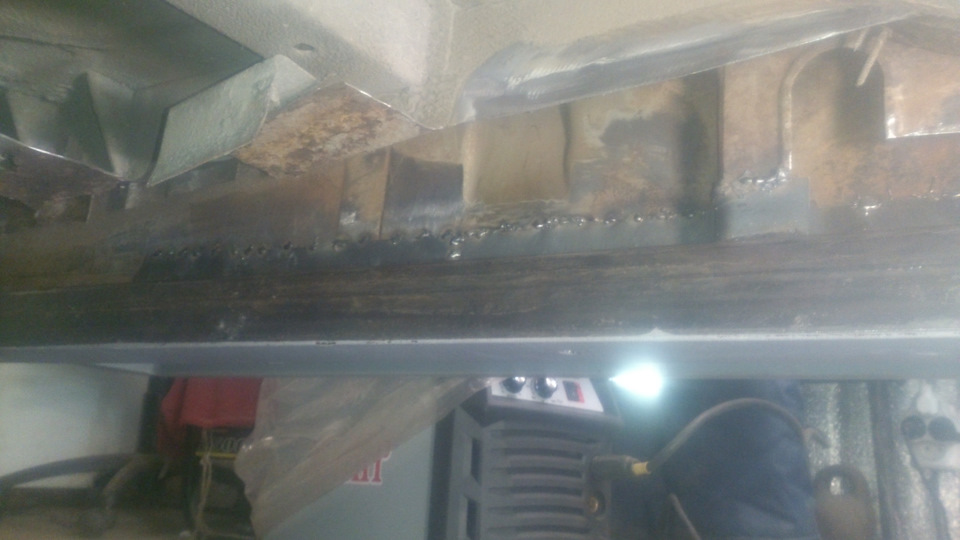 Замена порогов на профильную трубу (часть 3 Финал работ) — Lada 2120 ...