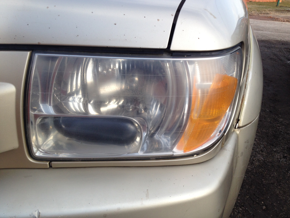 "Полировка фар" или "Спасибо за Китайский ксенон(((" — Infiniti QX4, 3 ...